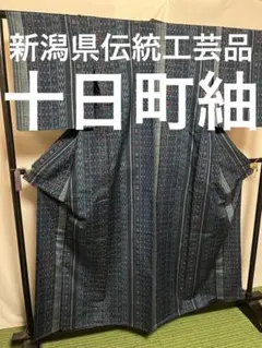 【逸品】⭐️新潟県伝統工芸品⭐️【十日町紬】⭐️手引真綿⭐️草木染⭐️紬