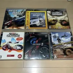 【PS3】レースゲーム6本セット GT5 NFS WRCなど