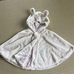 MIKI HOUSE フード付きポンチョ70-90サイズ