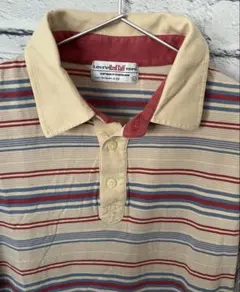 リーバイス Levi.s レトロカラー半袖ポロシャツLサイズ中古