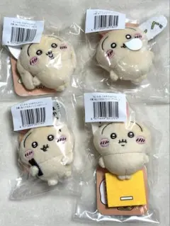 うさぎだらけくじ E賞 ぬいぐるみバッチ 4体セット まとめ売り