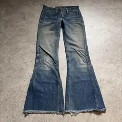 70s vintage　ベルボトム フレアデニム　TALON zip　アメカジのサムネイル