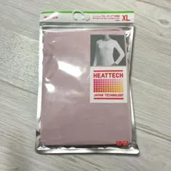ピンク　XL ヒートテッククルーネックT ユニクロ