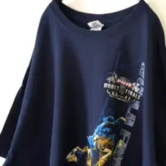 ギルダン ワールド ファイナルズ Tシャツ 3XL ネイビー 古着 古着