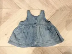 ベビーギャップ　デニム ノースリーブ ワンピース 12-18ヶ月　80サイズ