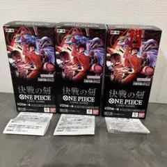 説明文必読 ワンピースカード 決戦の刻 テープ付き 3BOX - メルカリ