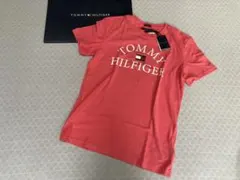 未使用タグ付:トミーヒルフィガー半袖Tシャツピンク160S