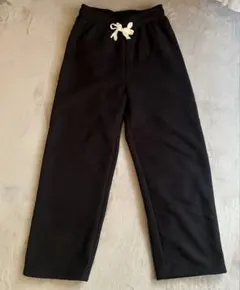 サッポリア 極厚裏起毛 パンツ ワイドパンツ 裏ボアパンツ