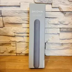 SALONIA SMOOTH SHINE ヘアストレートアイロン 24mm グレ