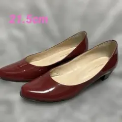 noue diffusion エナメルパンプス ボルドーのサムネイル