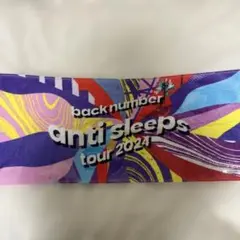 backnumber anti sleep tour2024 タオル3枚セット anti sleeps tour 2024 goods