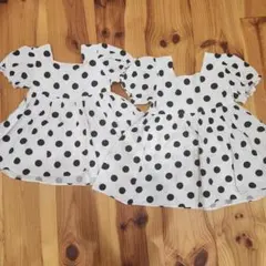 ☆姉妹お揃い☆水玉模様チュニック