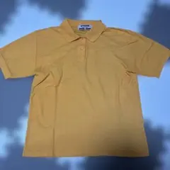 McGREGOR ポロシャツ L マスタード　 鹿の子 ワンポイント 古着　短丈