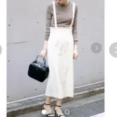 Spick&Span ハイライズ スカート 2way アイボリー M