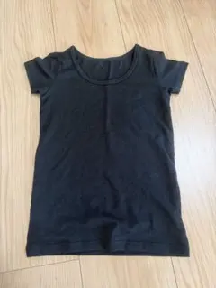 ヒートテック　半袖　100サイズ　ブラック