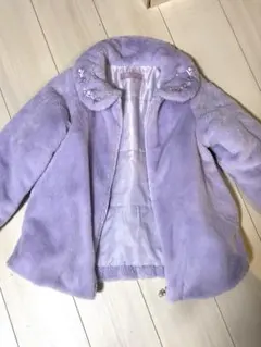 ラベンダー フリースコート