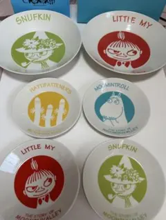 【新品】 ムーミン MOOMIN パスタカレー皿 2枚 デザート皿4枚 セット