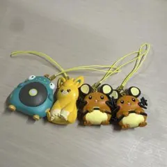 ポケモン ストラップ 4個セット　デデンネ　パモ