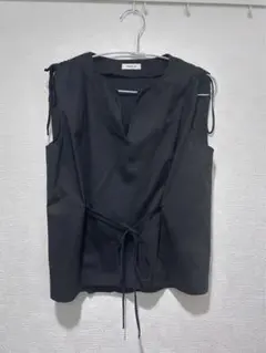 FRAY I.D ノースリーブ ブラウス ブラック