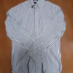 KAMAKURAシャツストライプ ボタンダウンシャツ 長袖
