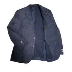 ユニバーサル ランゲージ　テーラードジャケット　リネン混　シルク混　高級生地