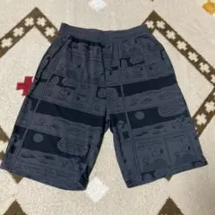 スヌーピー 漫画柄 ハーフパンツ