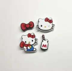 クロックス ジビッツ ハローキテイ 4つセット【バラ売り可】