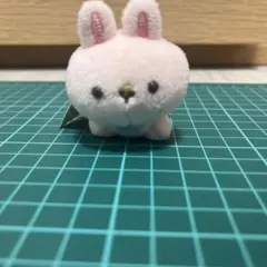 すみっコぐらし　てのりぬいぐるみ　うさぎのおにわ　みならいこうさぎ（ピンク）