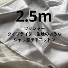 綿100%ワッシャー タイプライター生地のようなシャリ感あるコットン