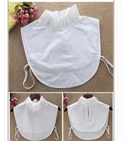 つけ襟　ホワイト　立襟