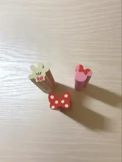 ディズニー　消しゴム　東京ディズニーリゾート　ミニー　3本セット