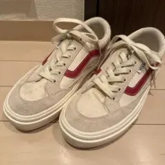 VANS スニーカー オフホワイト×レッドのサムネイル