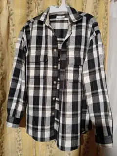 GLOBAL WORK 長袖チェックシャツ M