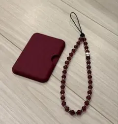 Casetify シリコンウォレット & スマホストラップ