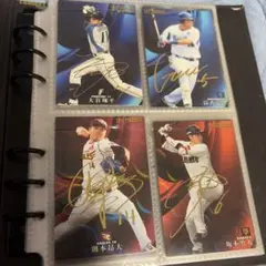 プロ野球 サイン入りトレーディングカードセット