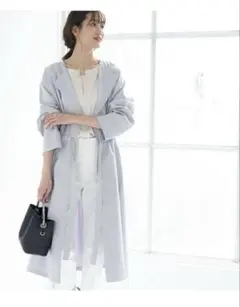 ロペピクニック 花粉ガード ガウンコート スプリングコート 36サイズ