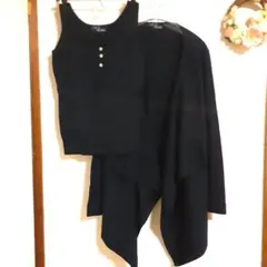 美品　セシルマクビー　セットアップ　M　平成　グランジ　y2k　黒