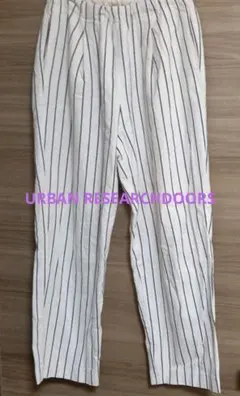 URBAN RESEARCH DOORS ストライプ柄 カジュアルパンツのサムネイル