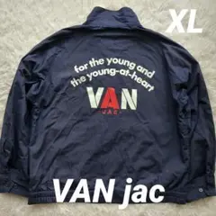 希少XL VAN jac ヴァンヂャケット スウィングトップ ブルゾン ネイビー