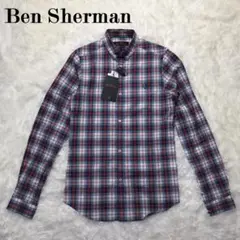 Ben Sherman ボタンダウンシャツ タータンチェック 刺繍 新品タグ付き