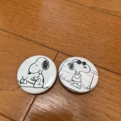 スヌーピー ピンバッジ 2個セット