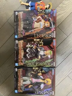 ワンピースfilmRED フィギュア 4体セット　ルフィ、ナミ、ゾロ、サンジ