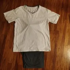 UNIQLO AIRism パジャマ 150サイズ ホワイト/グレー