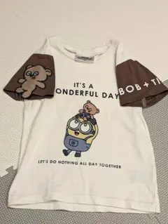ミニオン ボブ ティム 半袖Tシャツ ベビー服 キッズ服