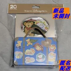 新品 ダッフィー ステッカー 20周年 20枚 ケース付 シール ディズニーシー