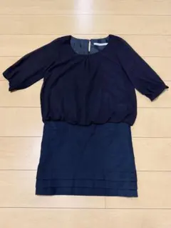 Ray BEAMS ツイードコクーンワンピース チュニック サイズ1 M 543のサムネイル