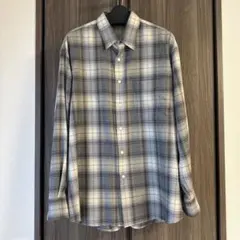 AURALEE チェック柄 長袖シャツ グレー系 AURALEE チェック柄 長袖シャツ サイズ1