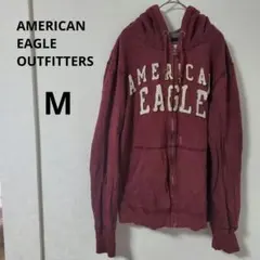AMERICAN EAGLE OUTFITTERS バーガンディ パーカー【M】