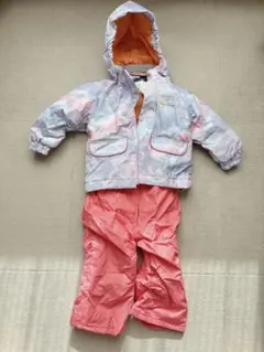 子ども用スキーウェア 90cm ベビー用品上下セット 女の子 可愛い