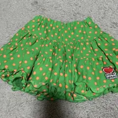 水玉模様フリルスカート 130cm